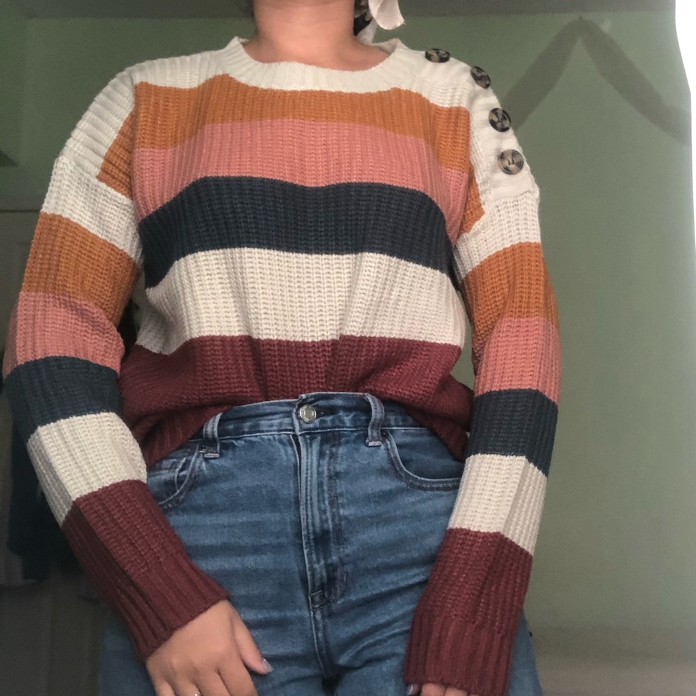 Stripe Knitted Sweater